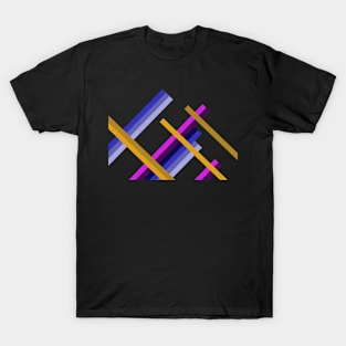 Leading lines black background T-Shirt